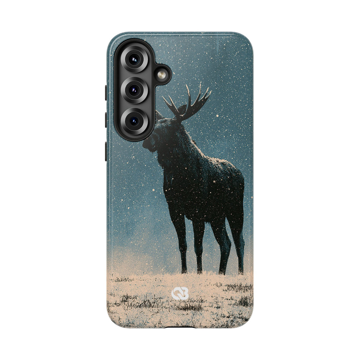 Nordic Boreal Moose · Tough Phone Case for Samsung · Blue