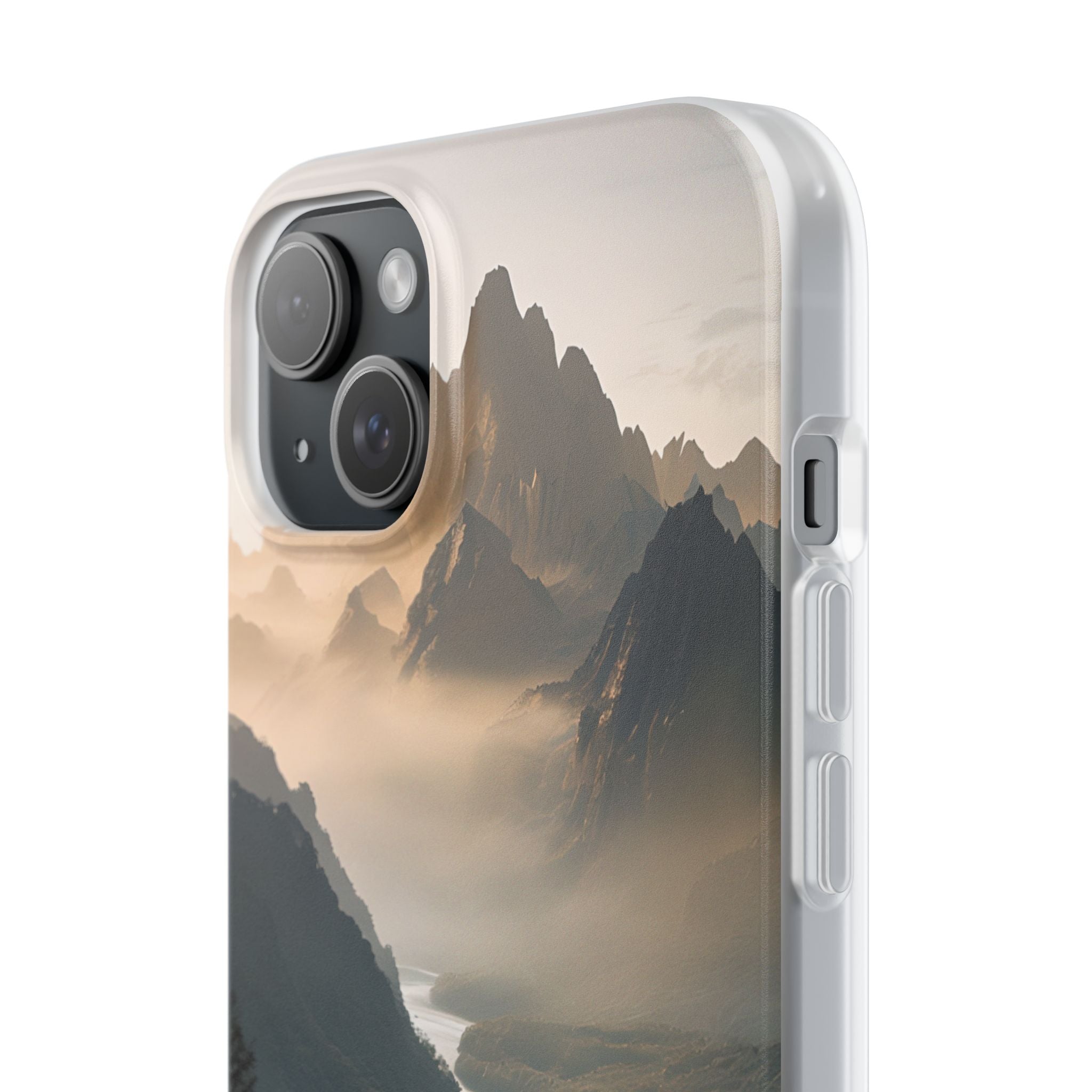 Golden Summit Valley · Soft Phone Case for iPhone