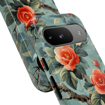 Coral Bloom Google Pixel 9 Case - Tough