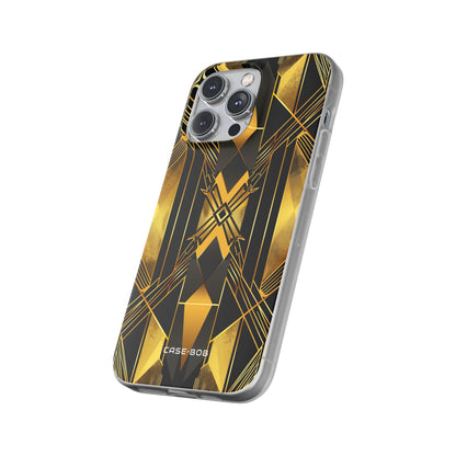 Golden Diamond Radiance iPhone 14 Pro Max Case - Soft
