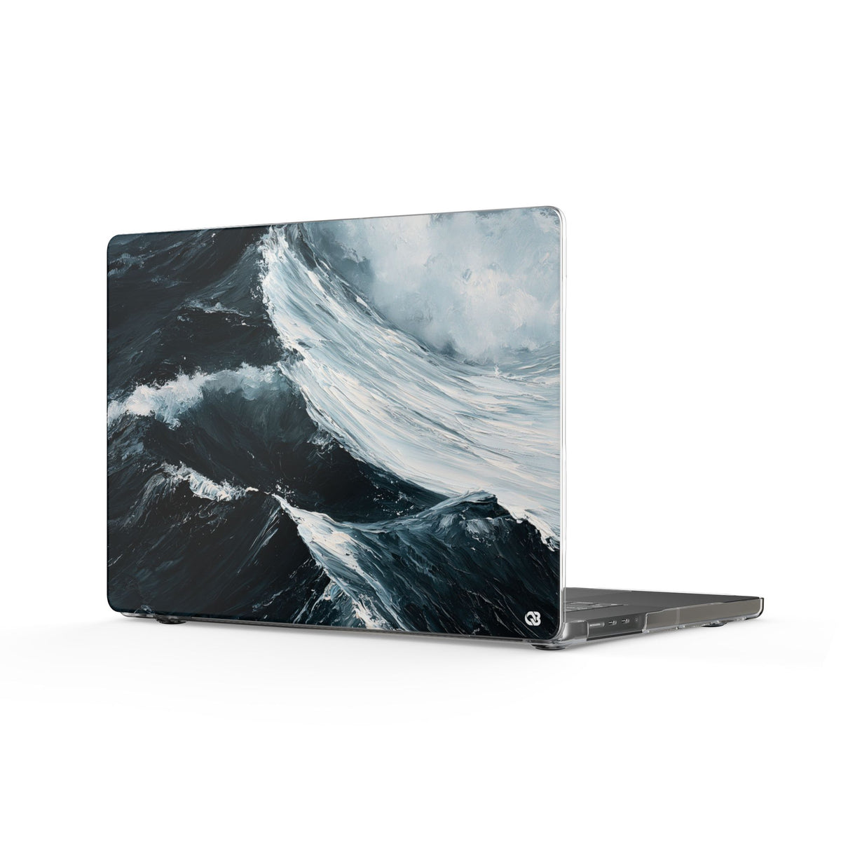 Nordic Swell · Clear Hard Case for MacBook · Blue