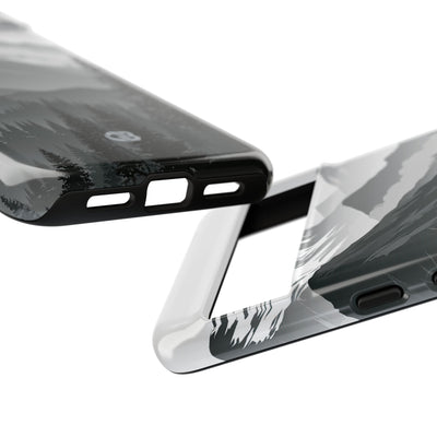 Grey Tough Phone Case for Google Pixel - Granite Ridge Mist