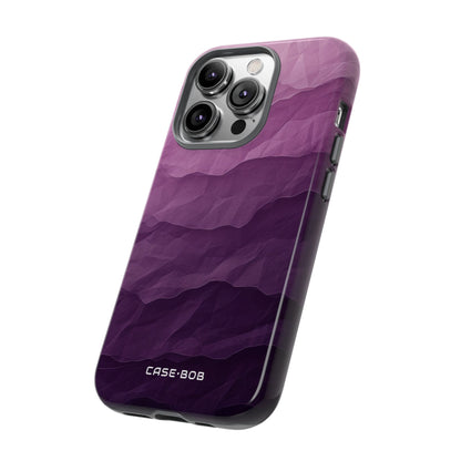Purple Wave Layers iPhone 14 Pro Case - Tough