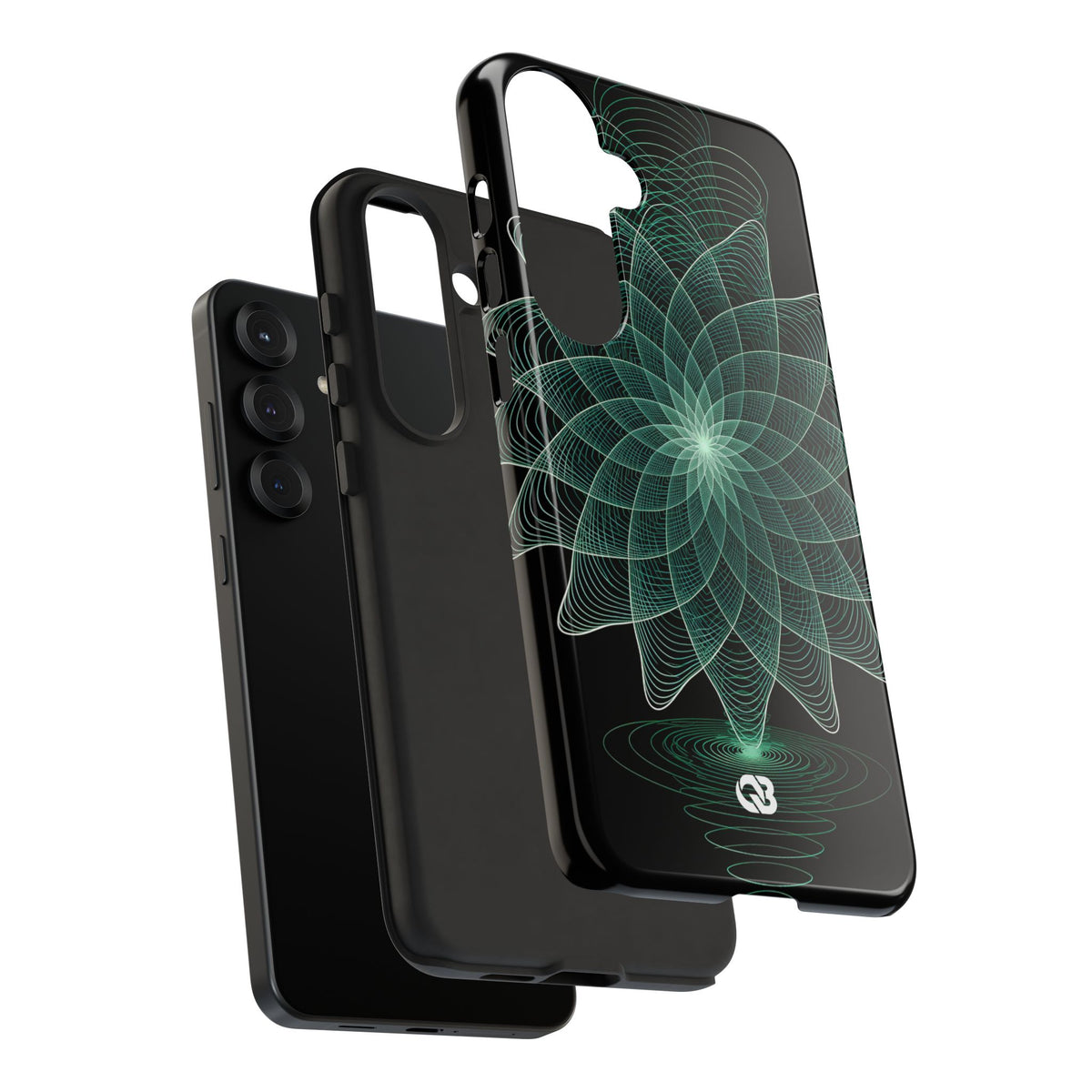 Harmonic Orbit Bloom · Tough Phone Case for Samsung · Green