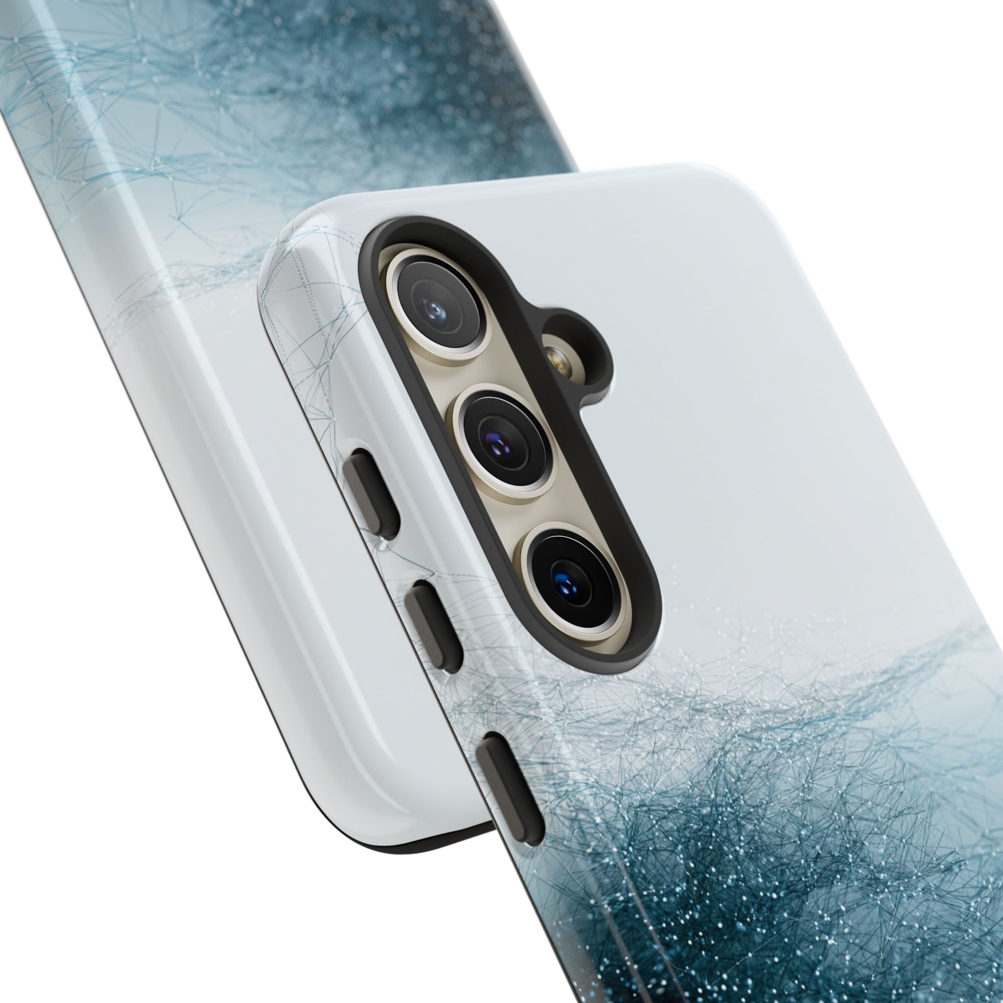 Teal Tough Phone Case for Samsung - Arctic Pulse Mesh
