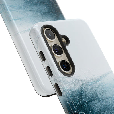 Teal Tough Phone Case for Samsung - Arctic Pulse Mesh