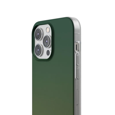 Green Lite Phone Case for iPhone - Shadow Moss Grain