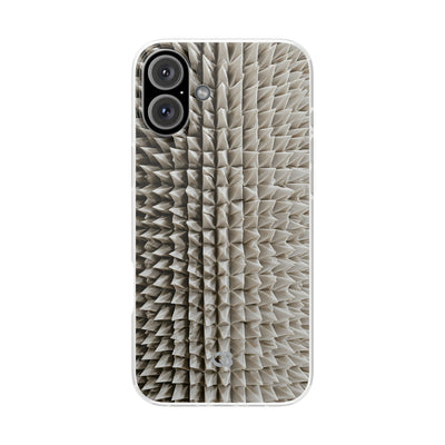 Beige Lite Phone Case for iPhone - Bone Spiked Grid
