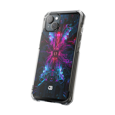 Neural Circuit Core · Clear Impact Magnetic Phone Case for iPhone ·  Black