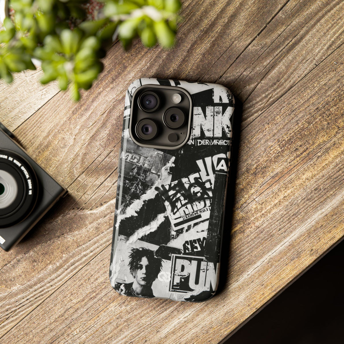 Underground Punk Collage · Tough Phone Case for iPhone · Black