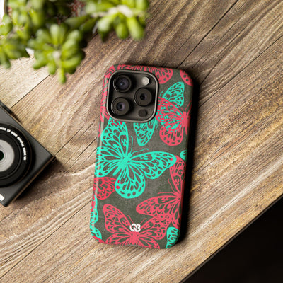 Electric Papillon · Tough Phone Case for iPhone · Pink