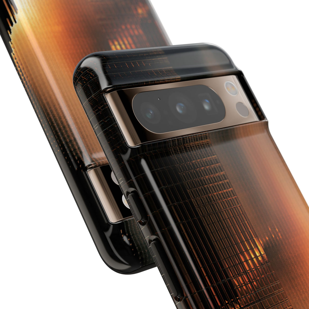 Luminous Grid · Tough Phone Case for Pixel ·  Black