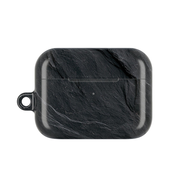 Dark Slate Strata · Hard Case for AirPods & AirPods Pro · Black
