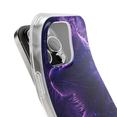 Purple Void Feline · Soft Custodia per iPhone