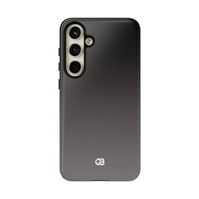 Grey Tough Phone Case for Samsung - Obsidian Ash Fade