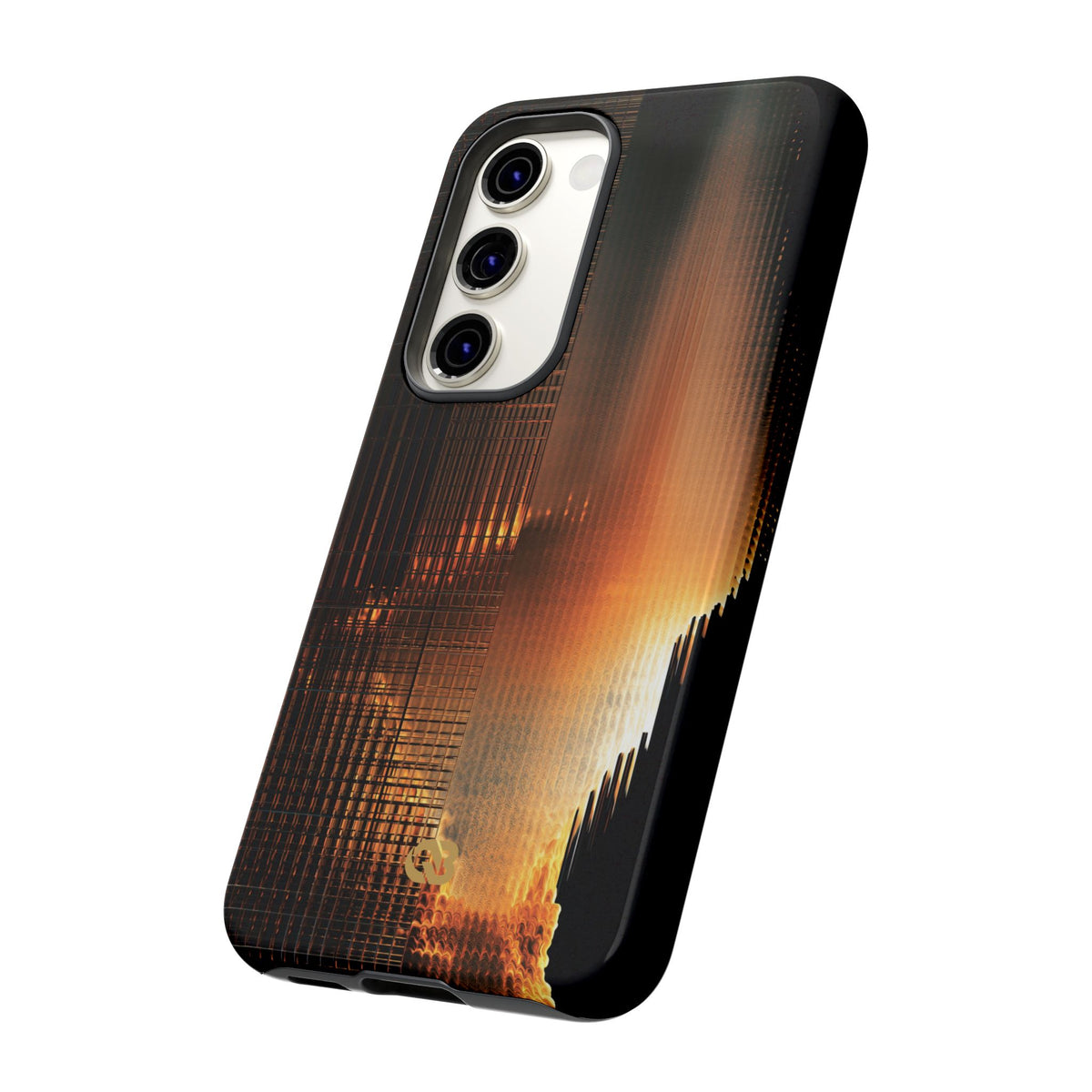 Luminous Grid · Tough Phone Case for Samsung · Black