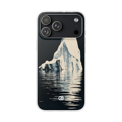 Blue Lite Phone Case for iPhone - Frozen Navy Monolith