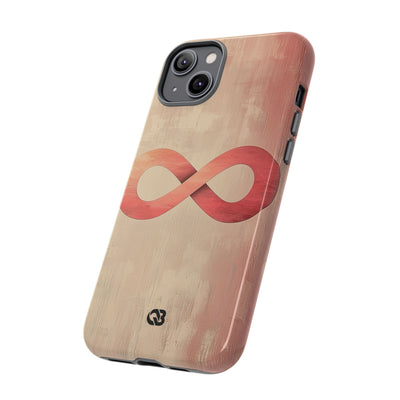 Terracotta Infinity Stroke · Tough Phone Case for iPhone