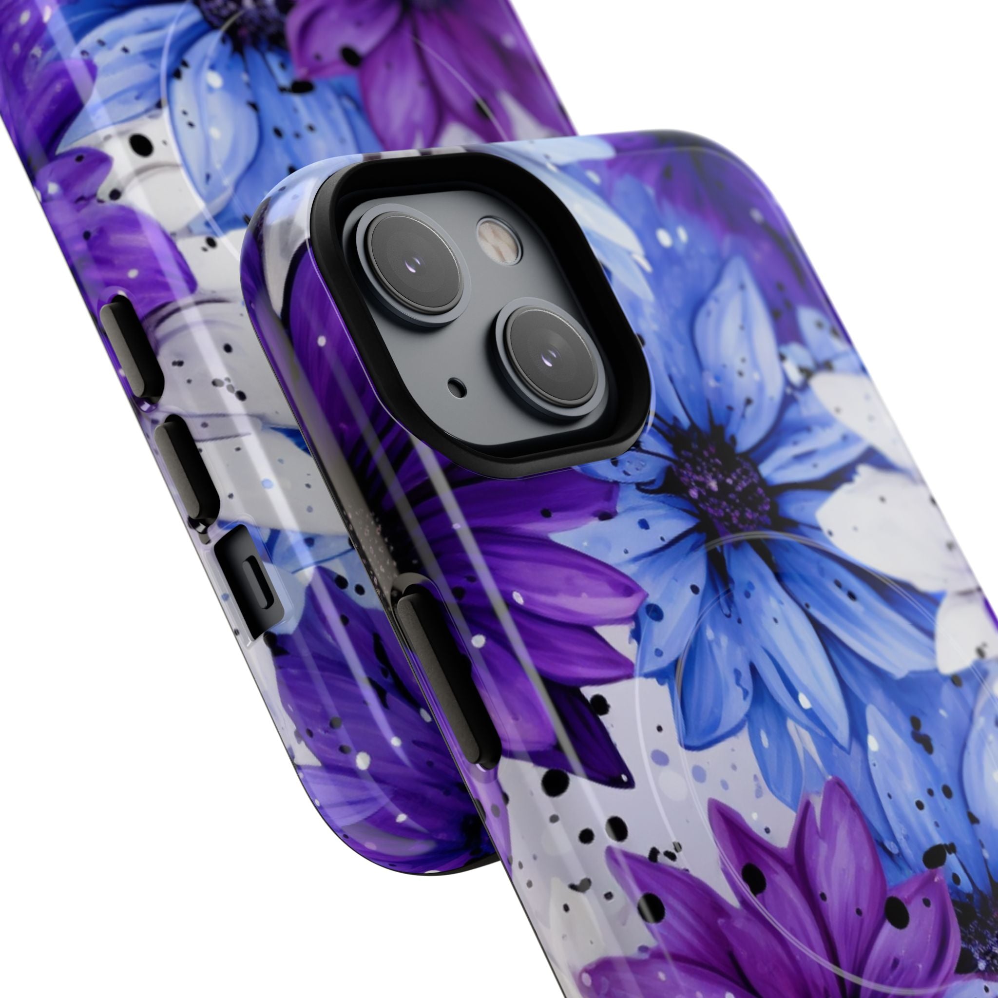 Ink Splatter Blooms · Tough+ Custodia per iPhone · Magsafe