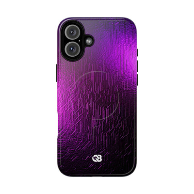 Violet Cyber Circuit · Tough 2.0 Magnetic Phone Case for iPhone · Purple