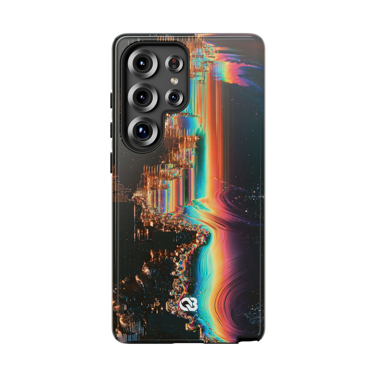 Prismatic Circuit · Tough Phone Case for Samsung · Black