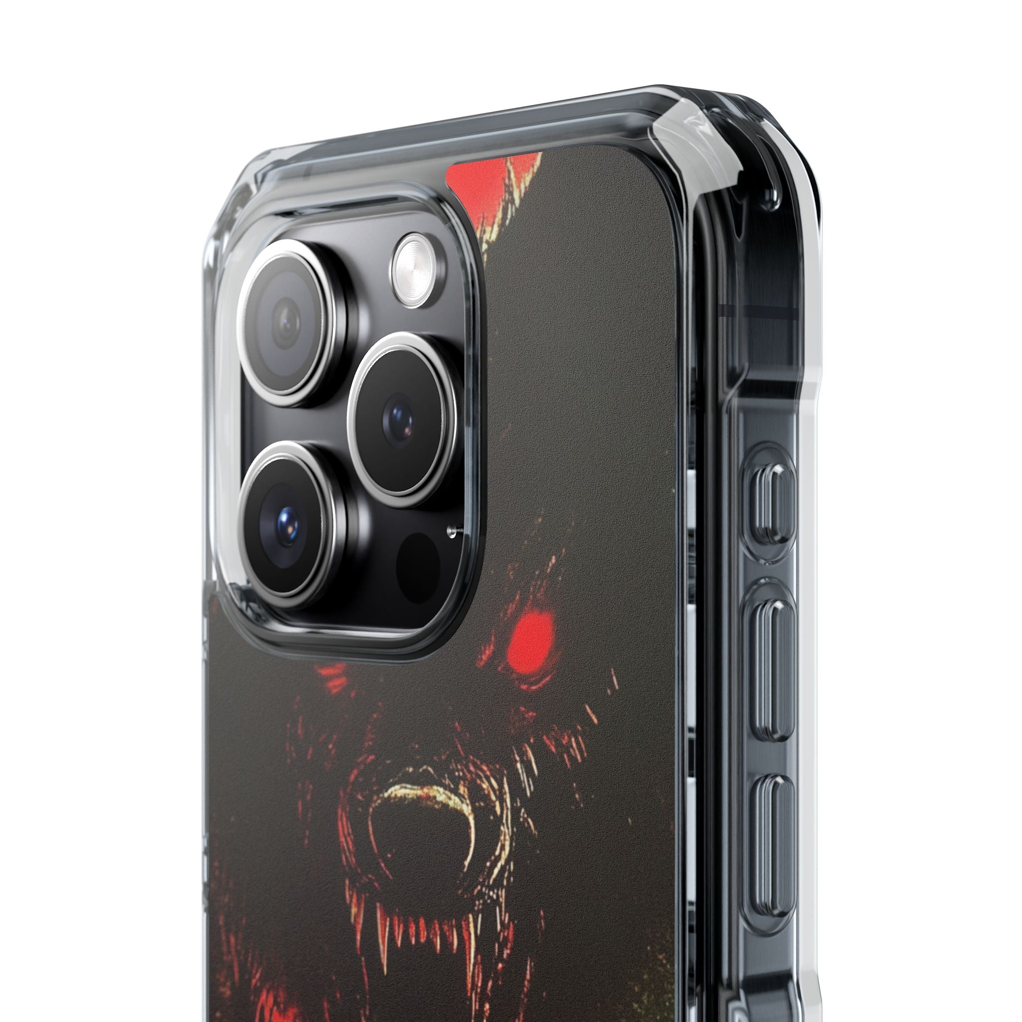 Crimson Wolf iPhone 15 Pro Cover - Impact