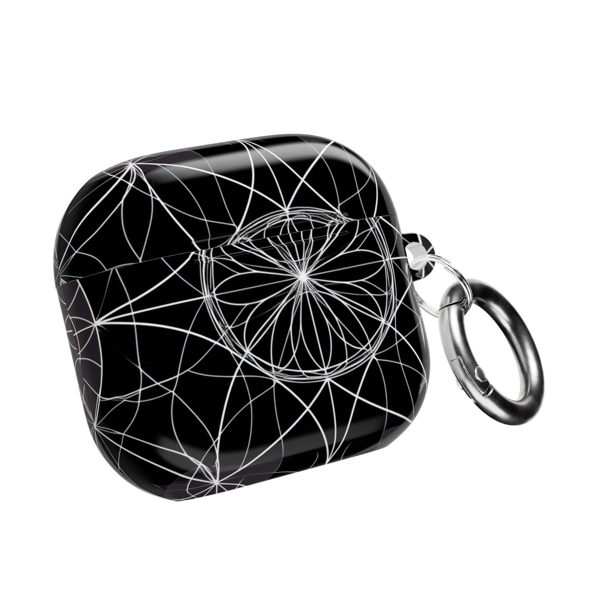 White Mandala Radiance - AirPods Case