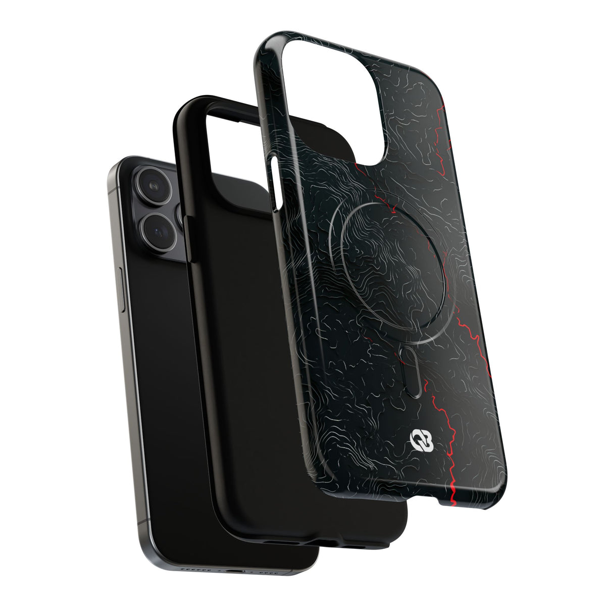 Crimson Rift · Tough 2.0 Magnetic Phone Case for iPhone · Black