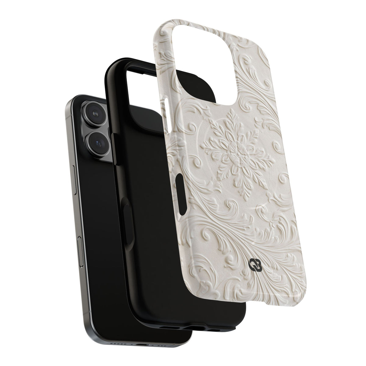 Sculpted Acanthus Relief · Tough 2.0 Magnetic Phone Case for iPhone · White