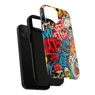 Skate Skull Riot · Tough 2.0 Magnetic Phone Case for iPhone · Red