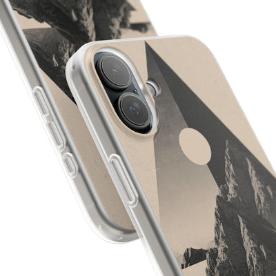 Beige Lite Phone Case for iPhone - Obsidian Summit Parchment