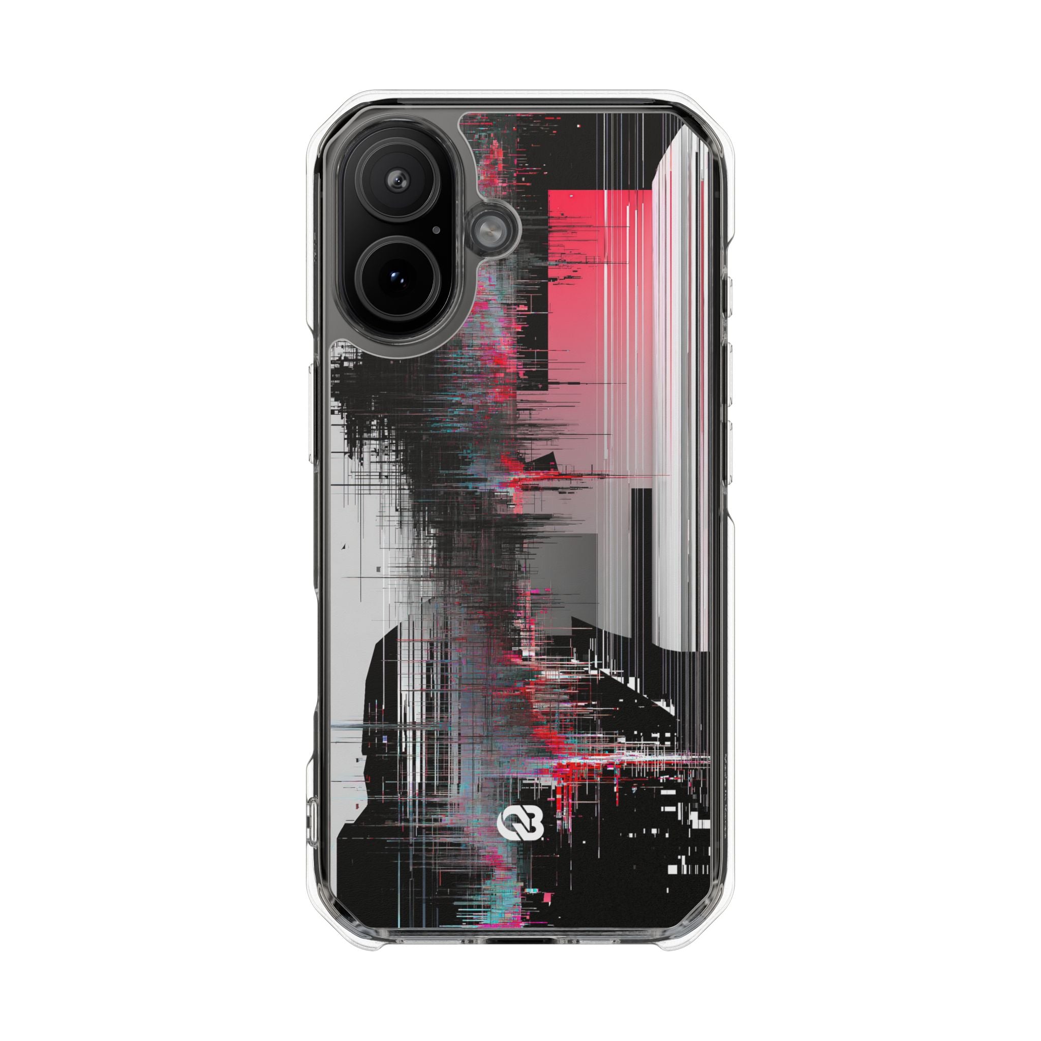Black Impact MagSafe Phone Case for iPhone - Crimson Data Leak