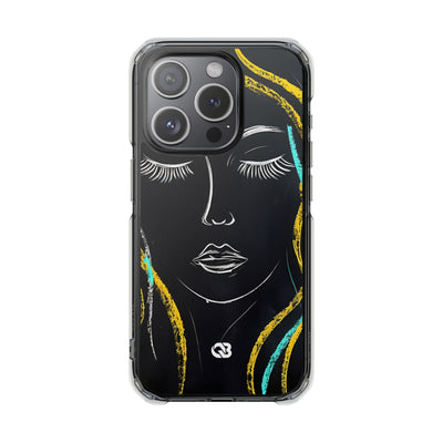 Obsidian Chalk Portrait · Impact Coque de téléphone pour iPhone · Magsafe