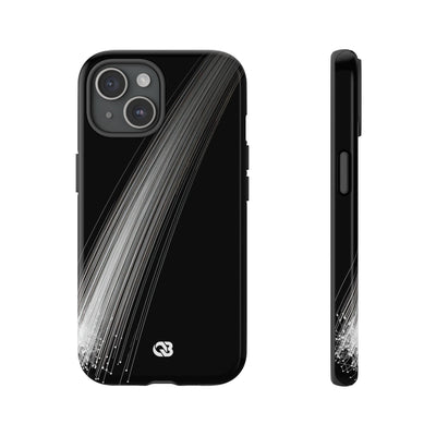 Black Tough Phone Case for iPhone - Linear Velocity Beam