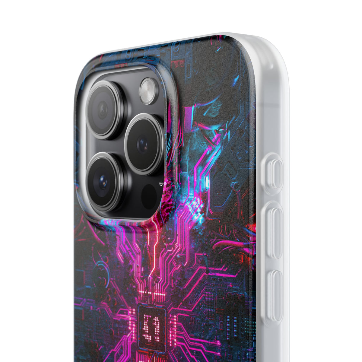 Neural Circuit Core · Lite Phone Case for iPhone ·  Black