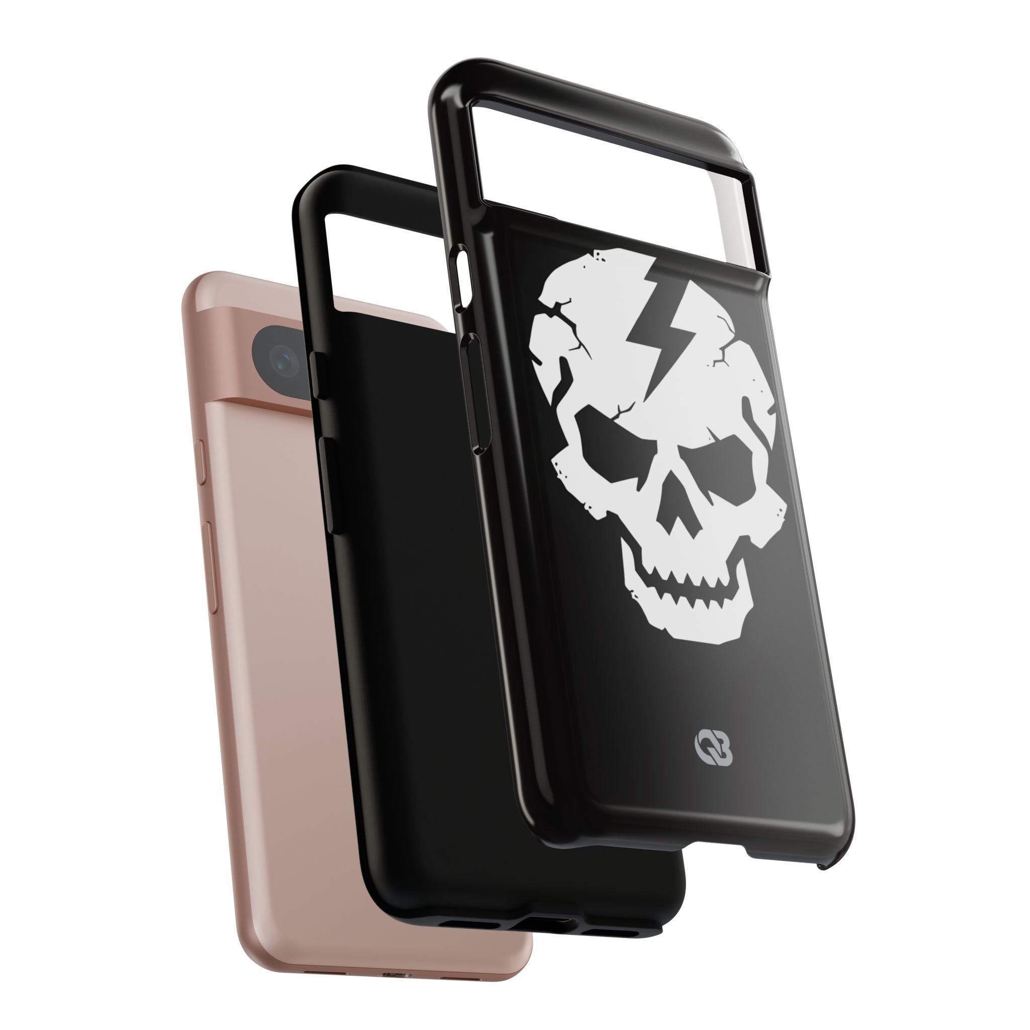 Shattered Bolt Skull · Tough Phone Case for Google Pixel