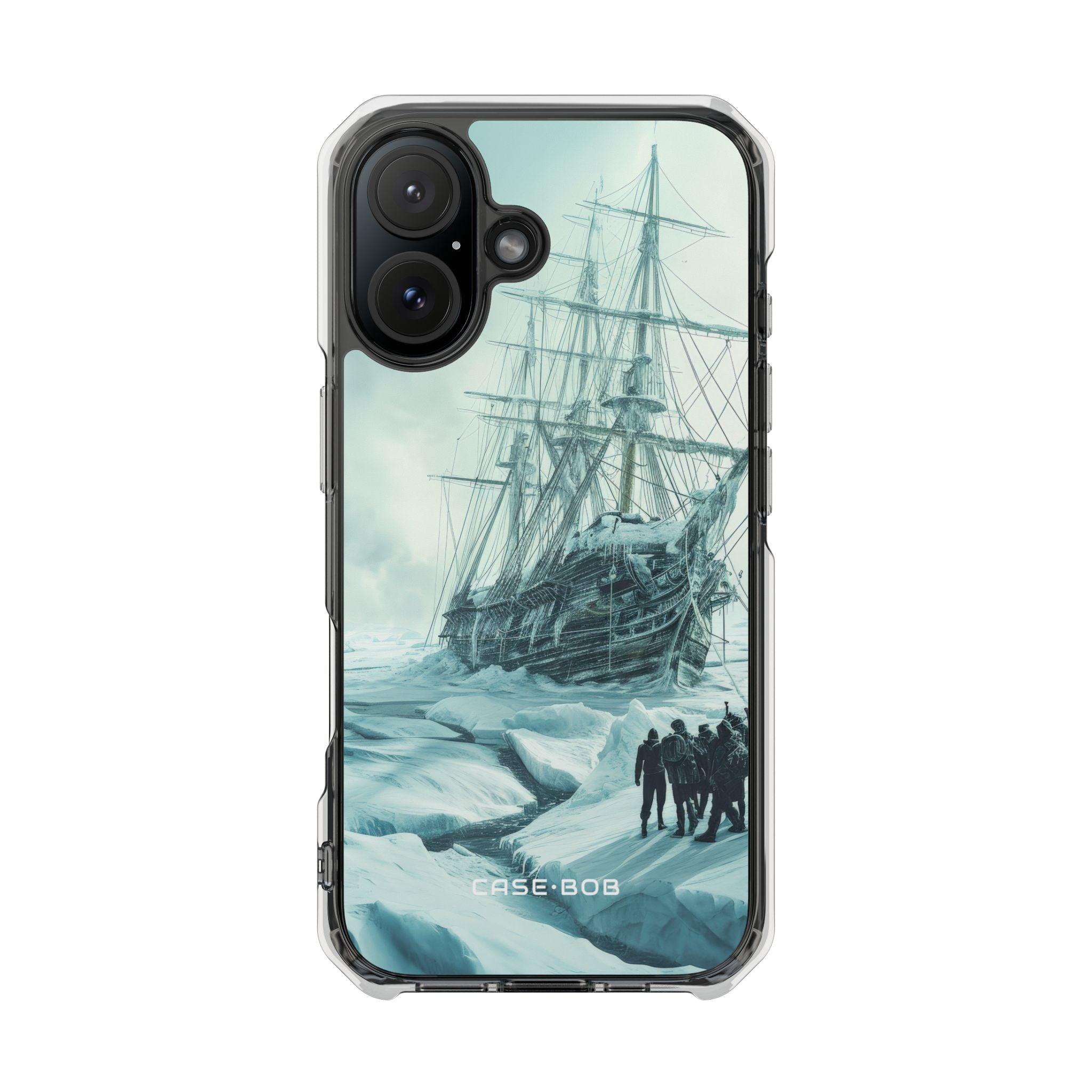 Icebound Ship iPhone 16 Case - Impact - CASE•BOB
