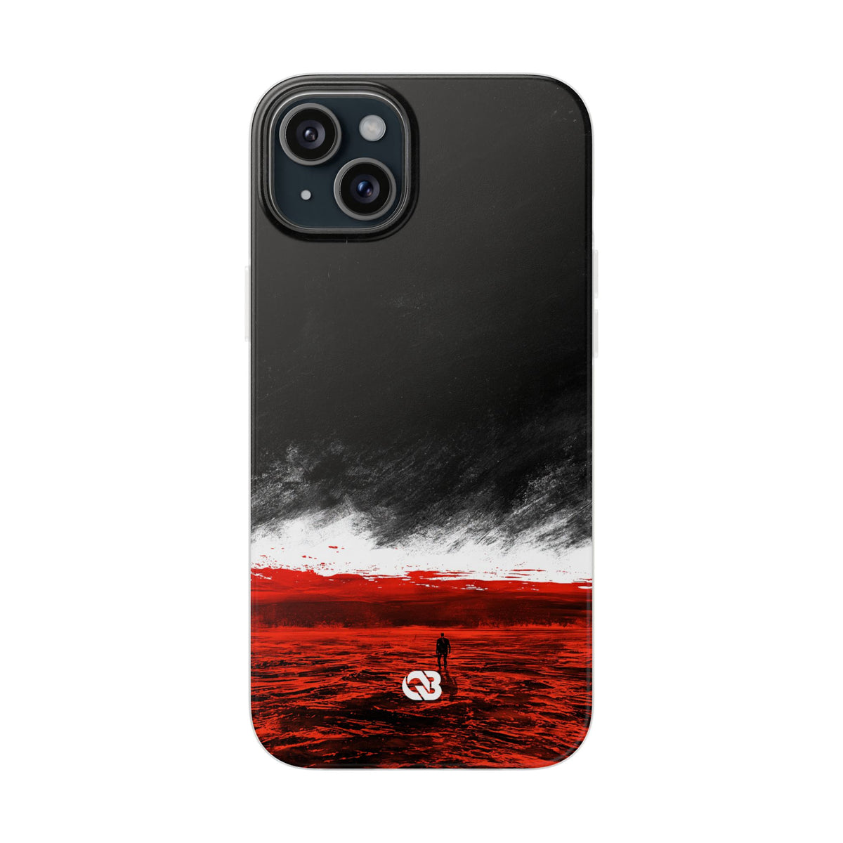 Crimson Void · Lite Phone Case for iPhone ·  Black