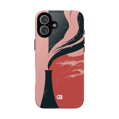 Pink Tough 2.0 Magsafe Phone Case for iPhone - Cinder Rose Plume