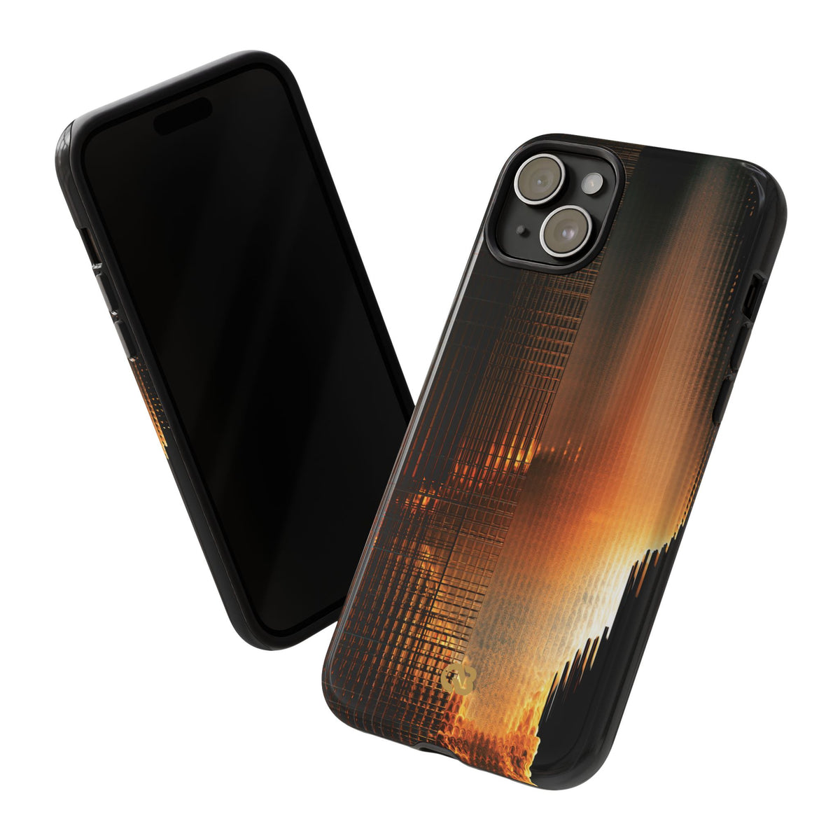 Luminous Grid · Tough Phone Case for iPhone · Black