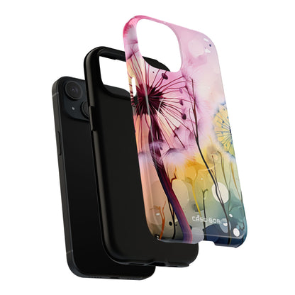 Dandelion Glow iPhone 15 Case - Tough+