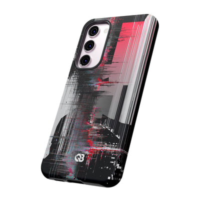 Black Tough Phone Case for Samsung - Crimson Data Leak