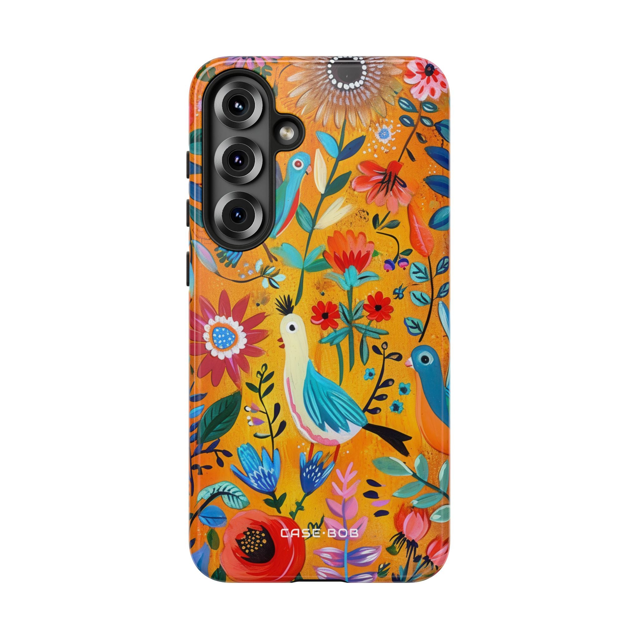 Colorful Birds Bloom Samsung S25 Plus Case - Tough