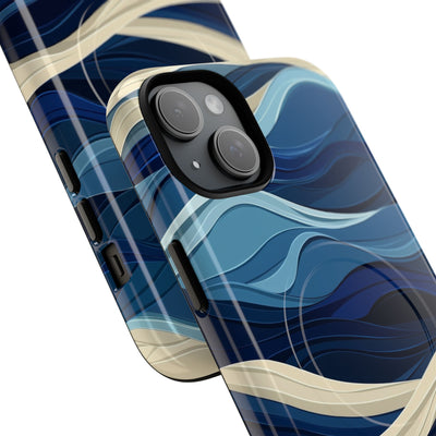 Cobalt Coast Layers · Coque de téléphone Tough+ pour iPhone · Magsafe