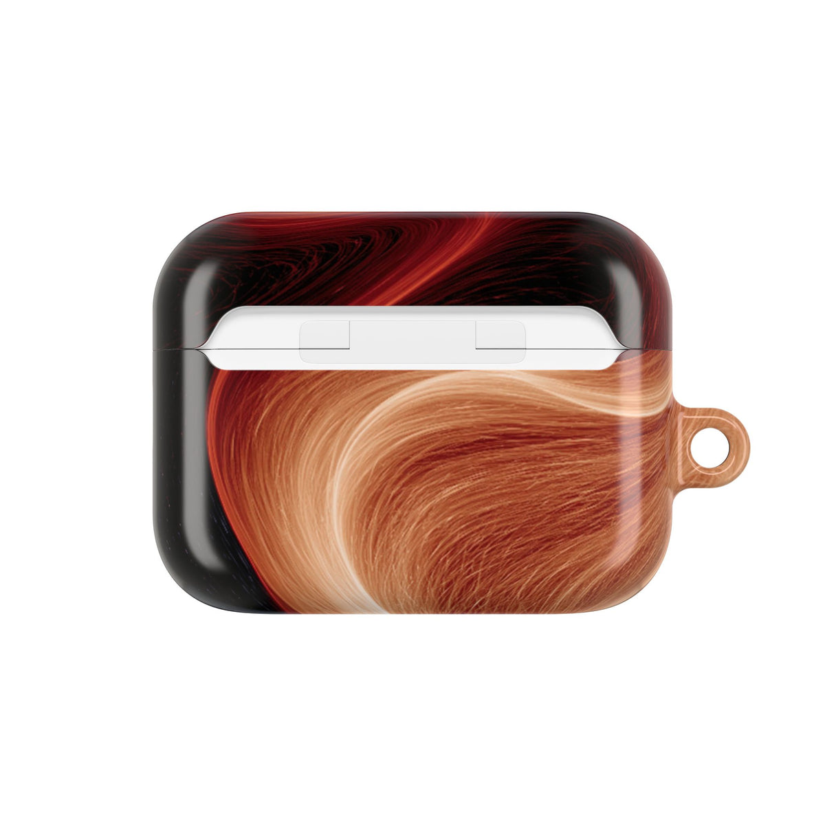 Solar Ember Flow · Hard Case for AirPods & AirPods Pro · Orange