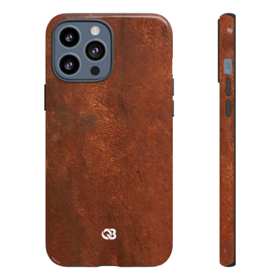 Oxidized Corten · Tough Phone Case for iPhone · Brown