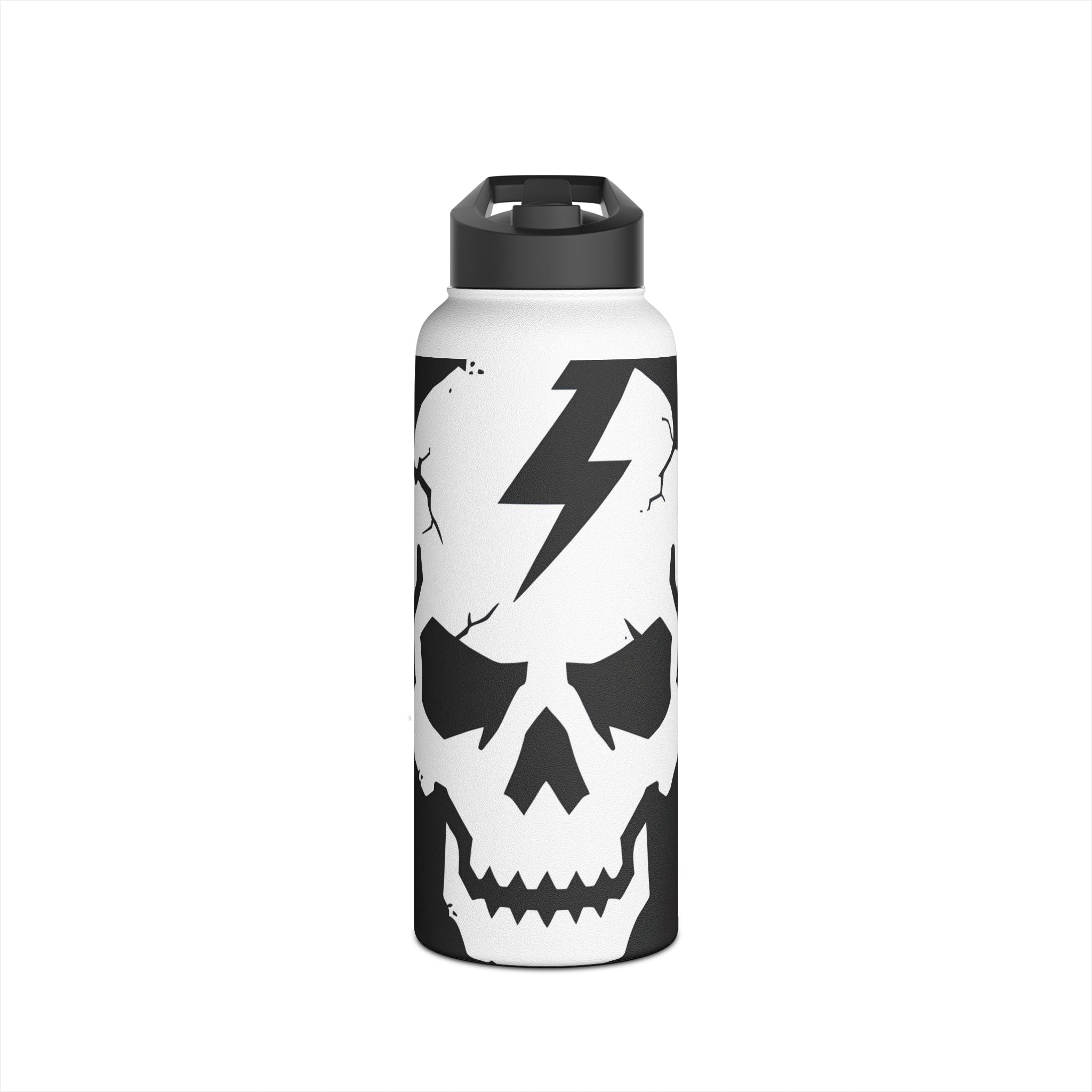 Fractured Skull - Stainless Steel Water Bottle