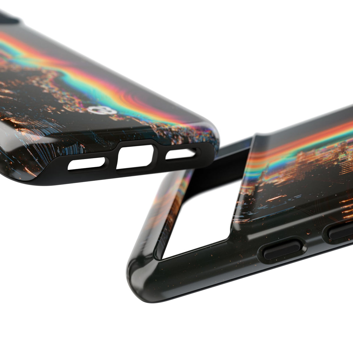 Prismatic Circuit · Tough Phone Case for Pixel ·  Black