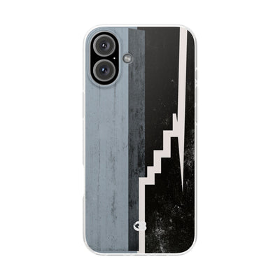 Grey Lite Phone Case for iPhone - Industrial Concrete Void