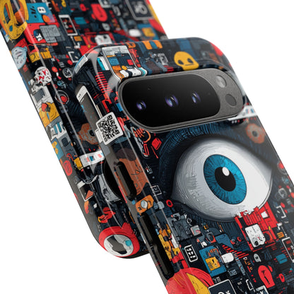 Digital Eye Blau Google Pixel 9 Pro Case - Tough